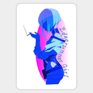 Cyberpunk Girl Magnet